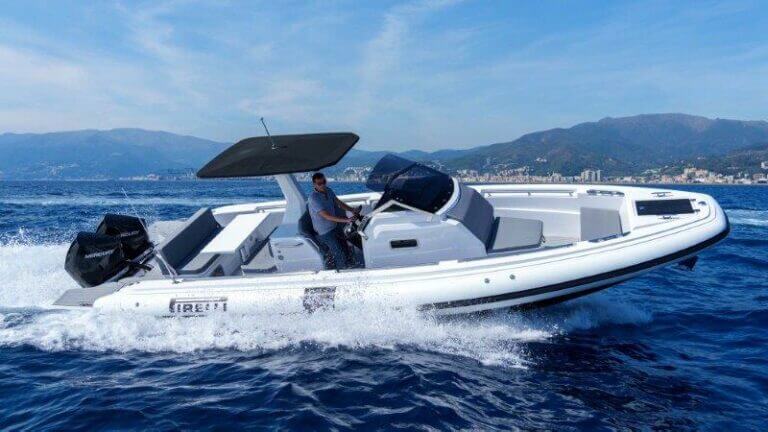 SACS Tecnorib Premieres PIRELLI Speedboats Walkaround Line and Unveils SACS Rebel 50 G at Cannes Yachting Festival 2023