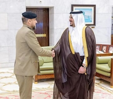 Deputy Governor of Riyadh Region Receives Commander of Security Facilities Force in the Region