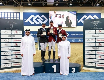 Equestrian Triumph: Mohammad Khalifa Al Bakr Secures Victory in the Middle Round of Longines Hathab Championship