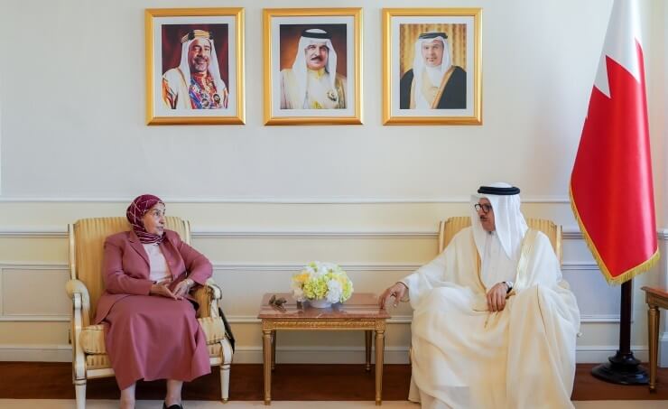 Foreign Minister Meets Members of GCC Supreme Council Advisory Board