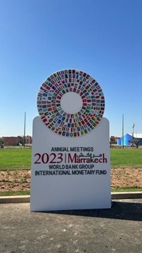 Global Economic Collaboration in Focus: Chrisoula Zacharopoulou Attends IMF and World Bank Meetings in Marrakech