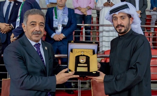 HH Shaikh Khalid bin Hamad Attends Egyptian Basketball Super Cup