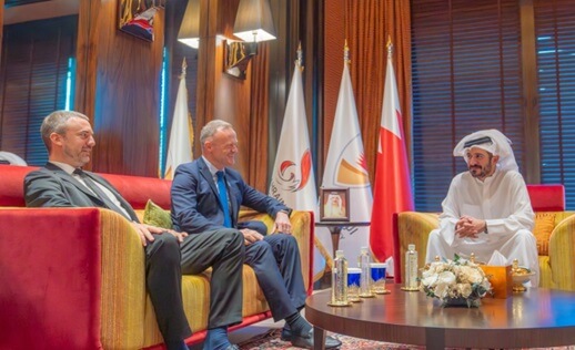 HH Shaikh Khalid bin Hamad Meets ISF President
