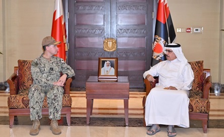 Interior Minister Meets with US Fifth Fleet Commander