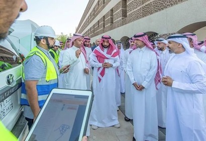 Minister of Municipal, Rural, and Housing Affairs Visits Medina Municipality Headquarters