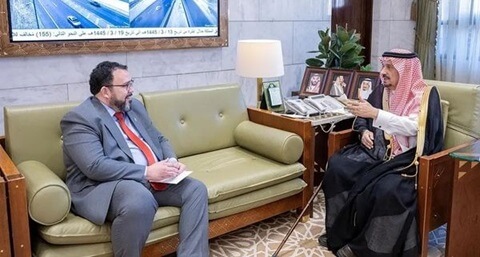 Riyadh Region Governor Receives Venezuelan Ambassador to the Kingdom
