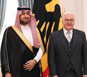 Saudi Ambassador to Germany Presents Credentials to German President