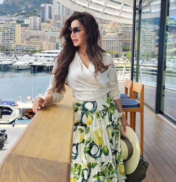 Lojain Omran Mesmerizes at the Monaco Yacht Club
