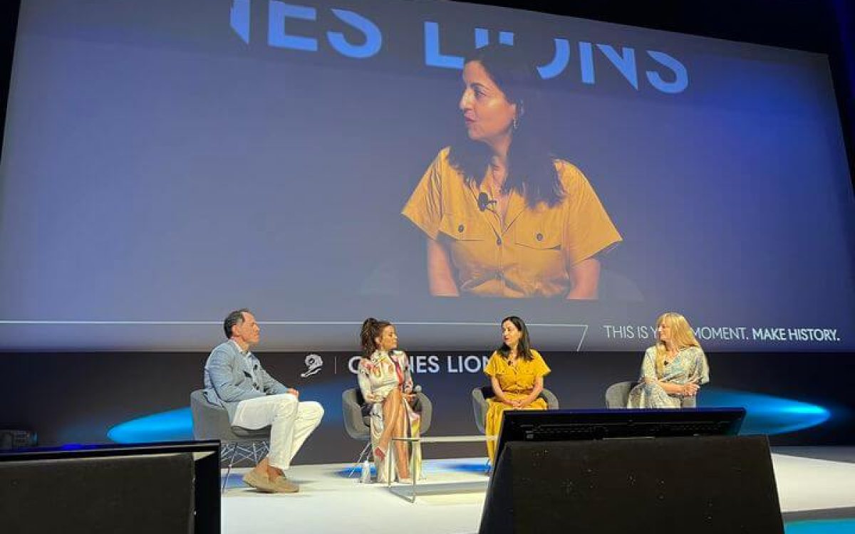 Eva Longoria Baston made a major announcement this morning at the 70th Cannes Lions International Festival of Creativity.