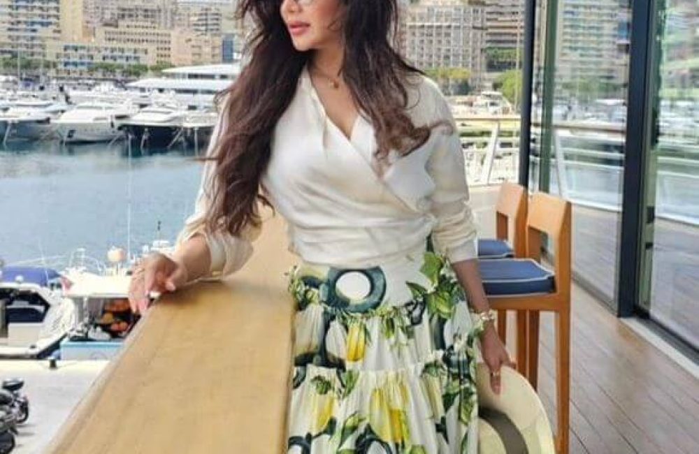 Lojain Omran Mesmerizes at the Monaco Yacht Club