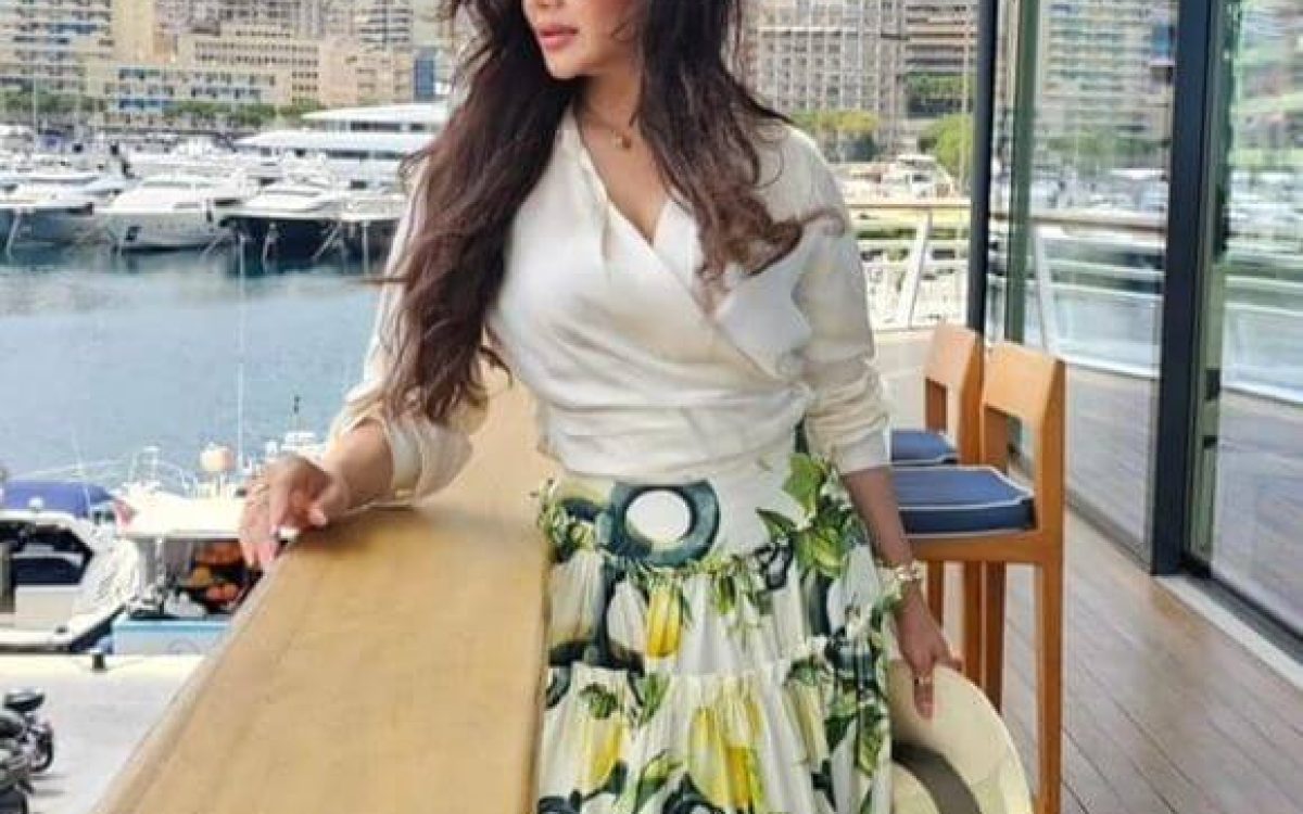 Lojain Omran Mesmerizes at the Monaco Yacht Club